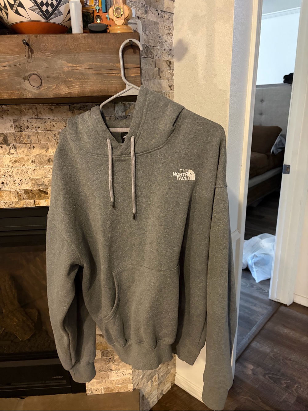 The North Face Heather Gray Pullover Hoodie